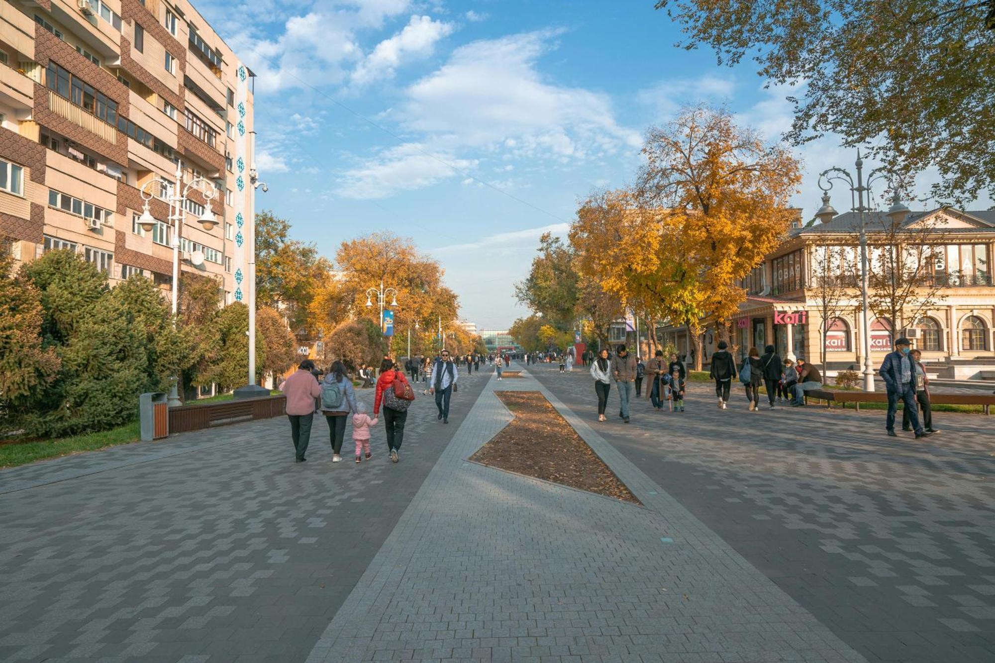 Nadezhda Apartments On Zhibek Zholy Avenue 33 Almaty Exterior photo